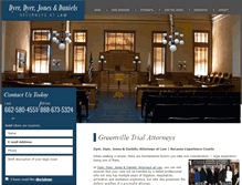 Tablet Screenshot of dyerjonesdaniels.com
